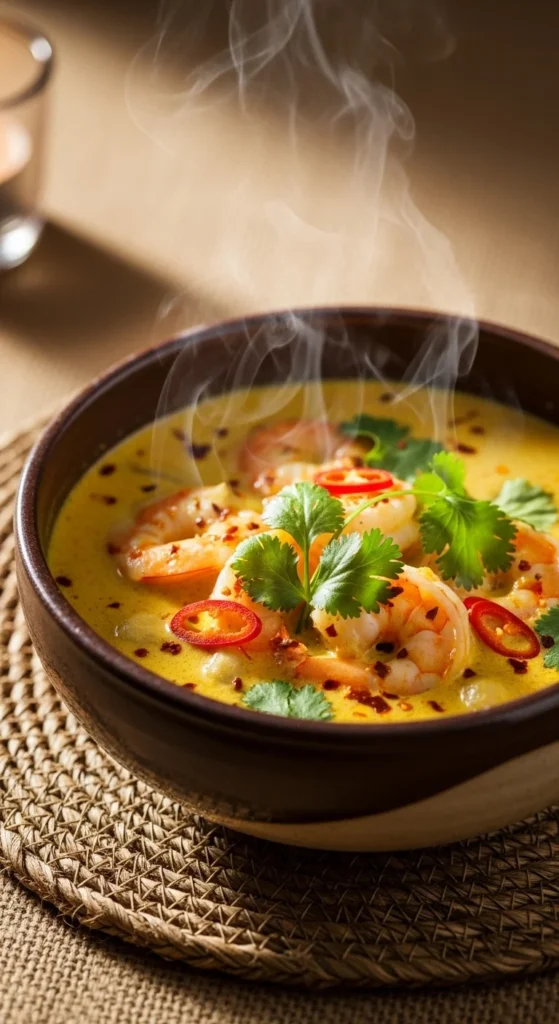 2. Coconut Curry Shrimp