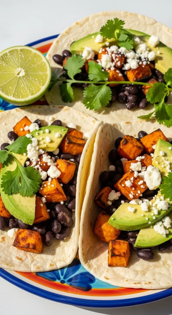 Sweet Potato Black Bean Tacos