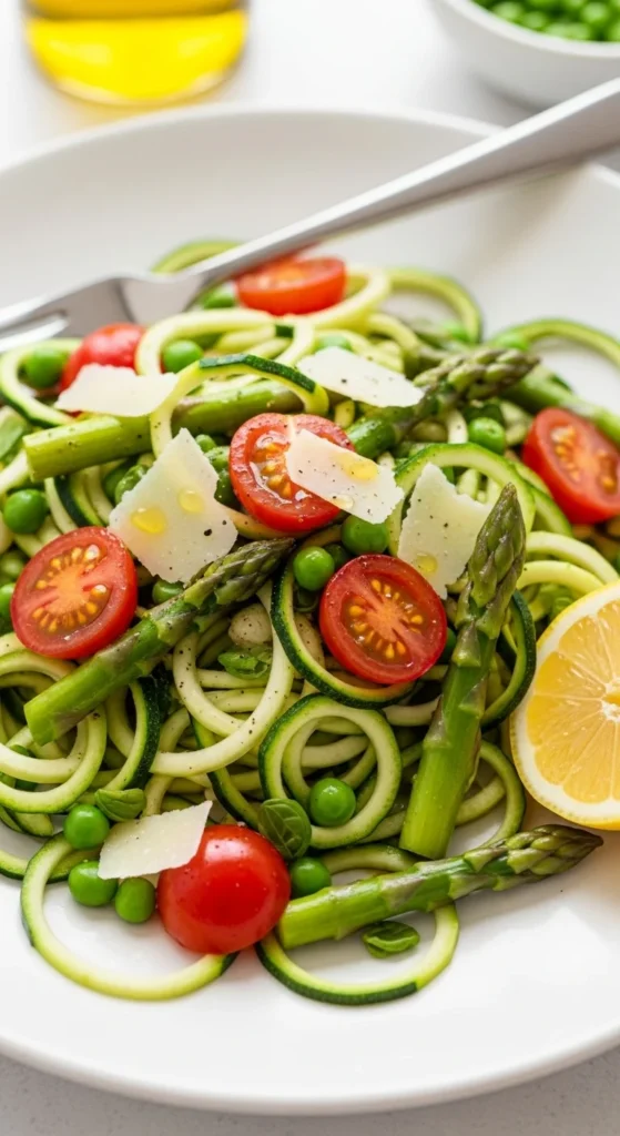 Zucchini Noodle Primavera
