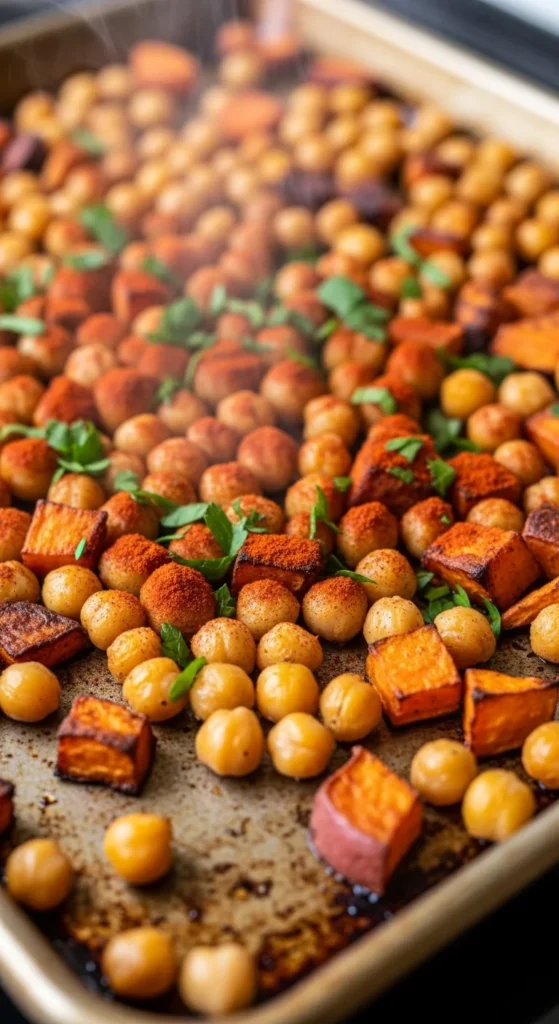 Spiced Chickpea and Sweet Potato Bowl