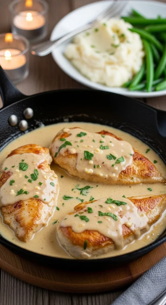 1. Creamy Garlic Butter Chicken