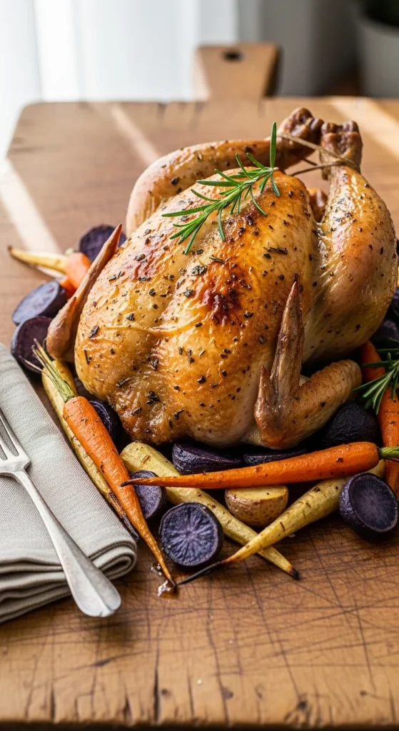 1. Herb-Crusted Roast Chicken