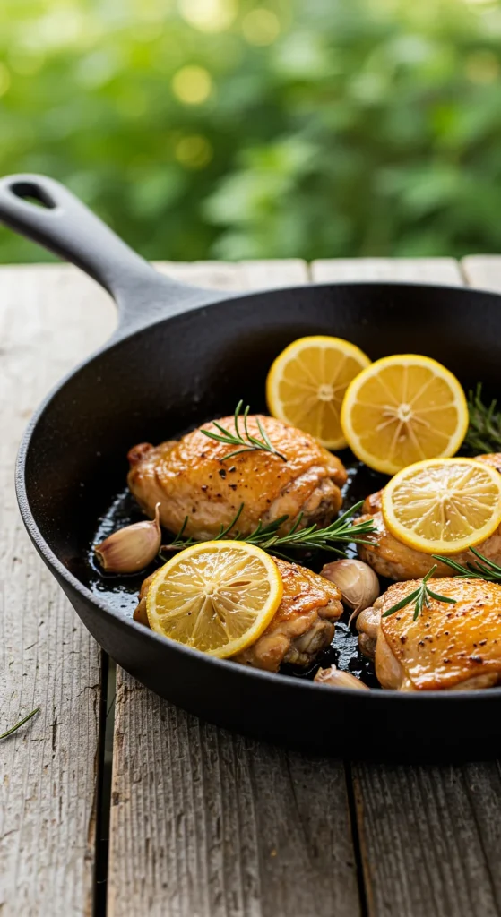 1. One-Pan Lemon Garlic Chicken