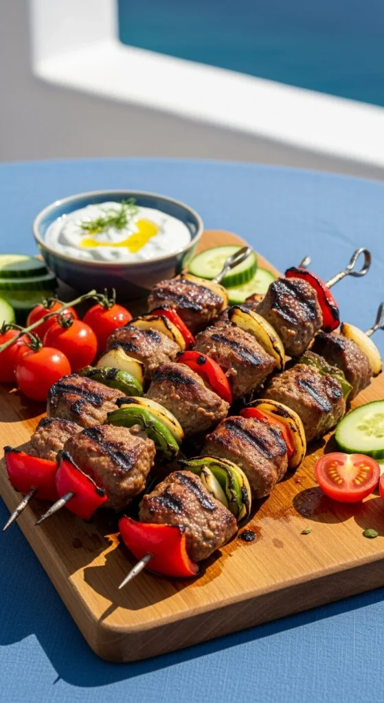 10. Greek Lamb Souvlaki