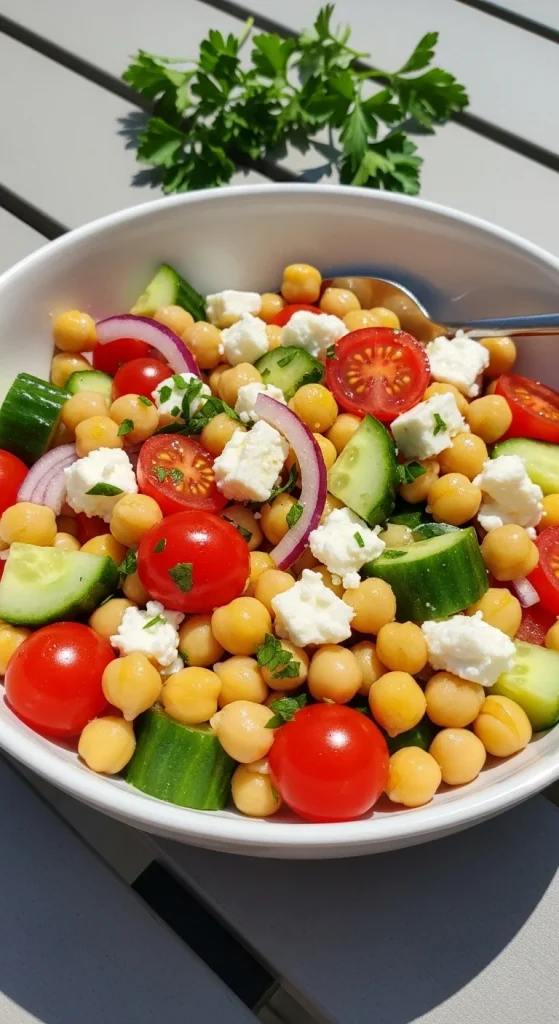 11. Mediterranean Chickpea Salad