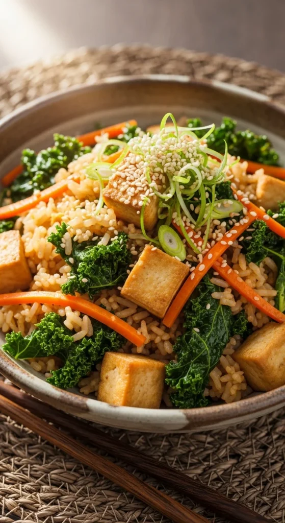 11. Tofu and Kale Fried Rice