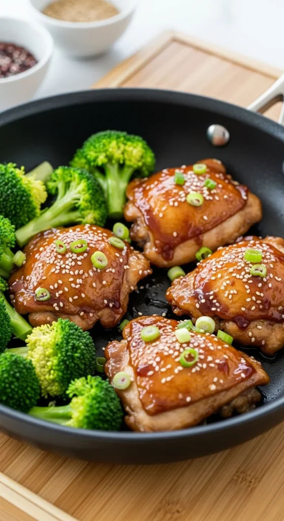 12. One-Pan Teriyaki Chicken and Broccoli