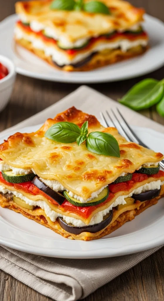 12. Roasted Vegetable Lasagna