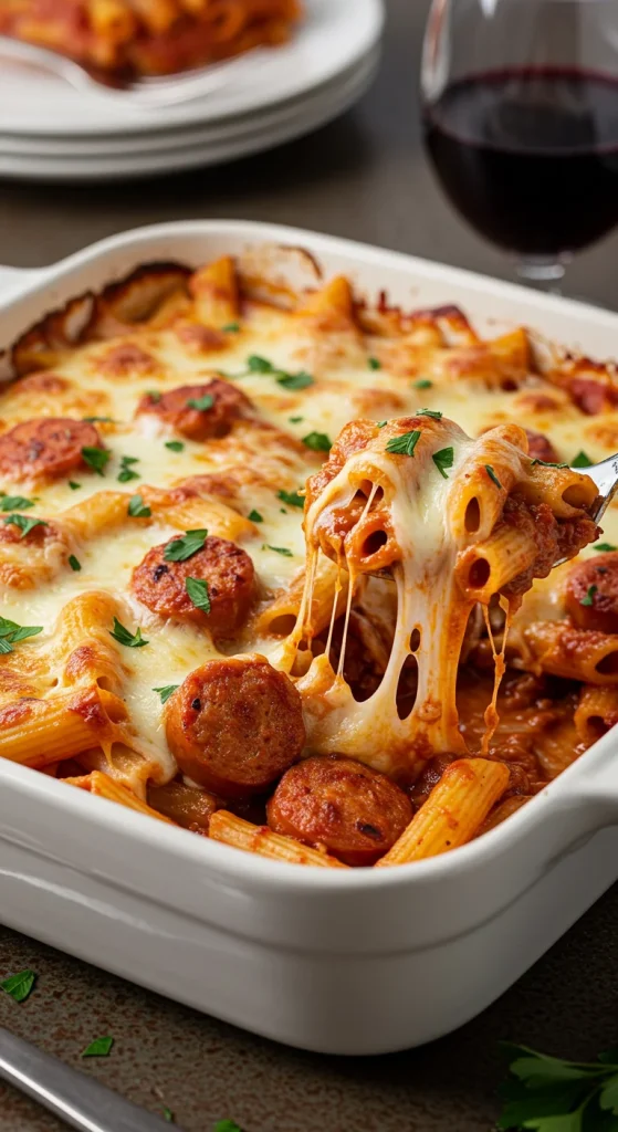 13. Baked Ziti with Sausage