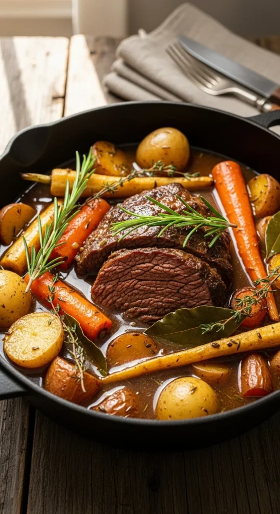 13. Beef Pot Roast with Root Vegetables