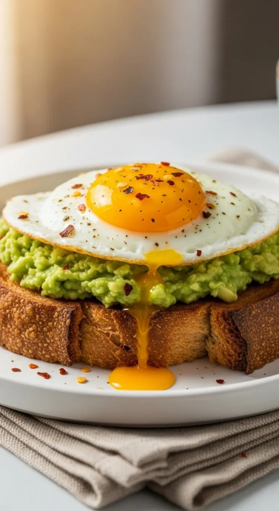 14. Avocado Toast with Egg