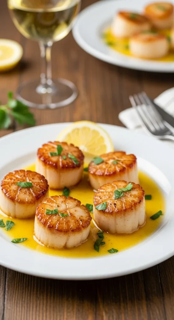 14. Lemon Butter Scallops