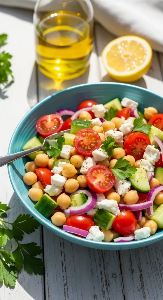 14. Mediterranean Chickpea Salad