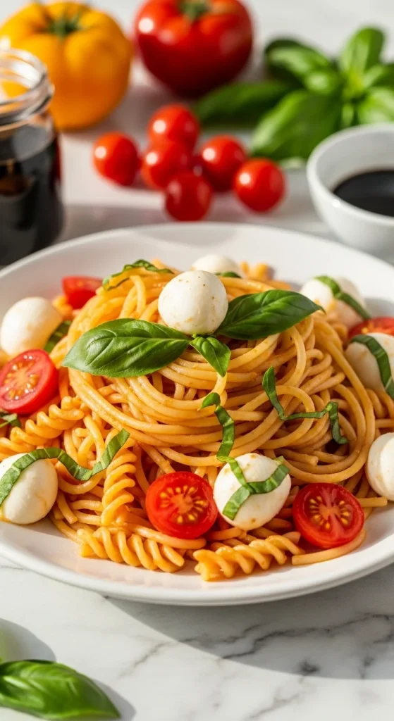 15. Caprese Spaghetti