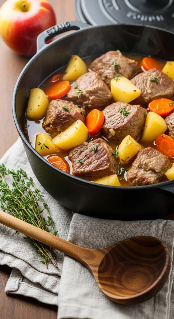 15. Pork and Apple Cider Stew