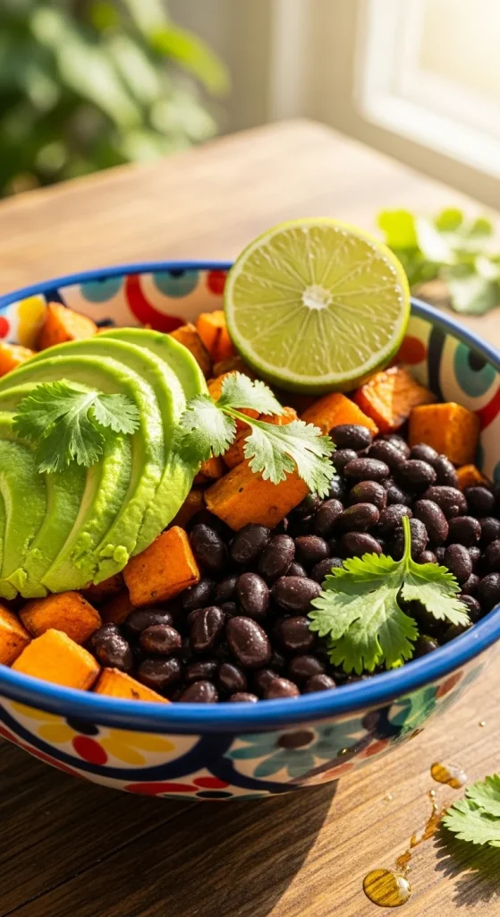 16. Sweet Potato Black Bean Bowl