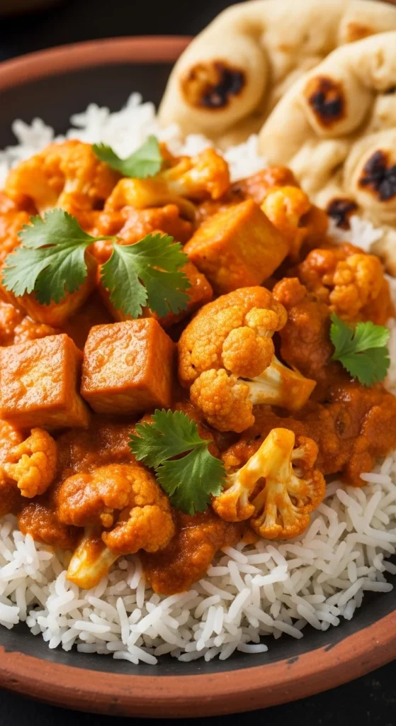 16. Tofu and Cauliflower Tikka Masala