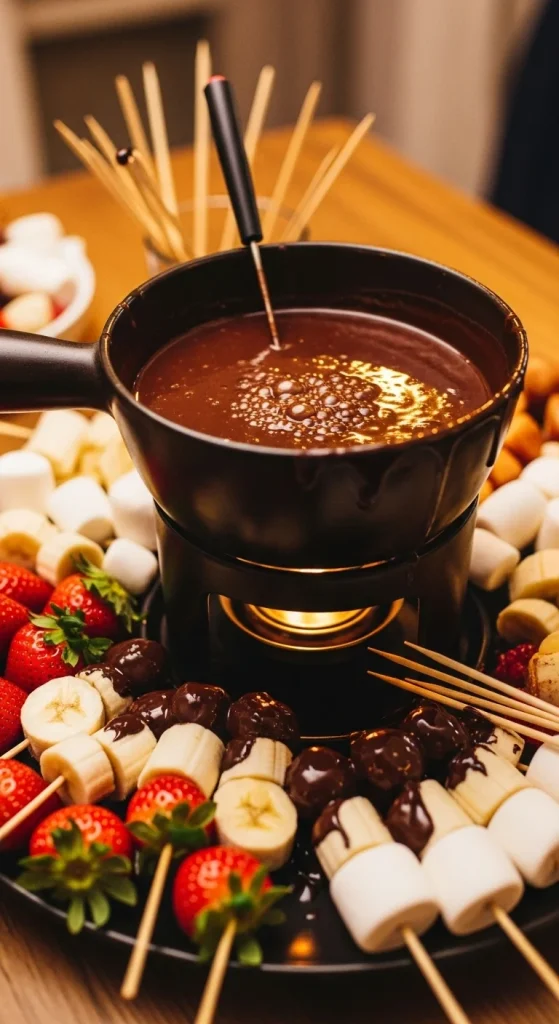 17. Fondue Chocolate
