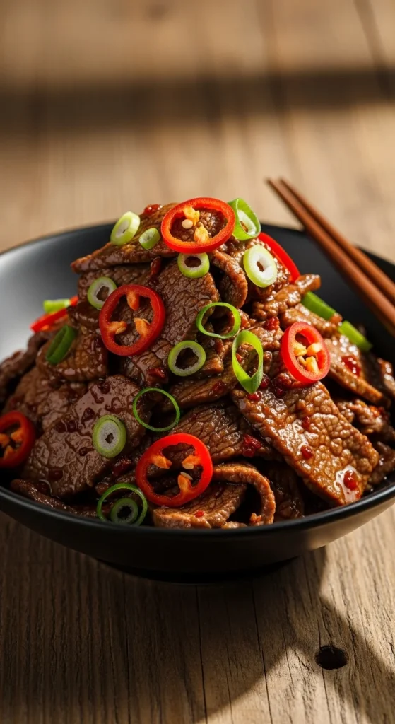 17. Mongolian Beef Stir Fry
