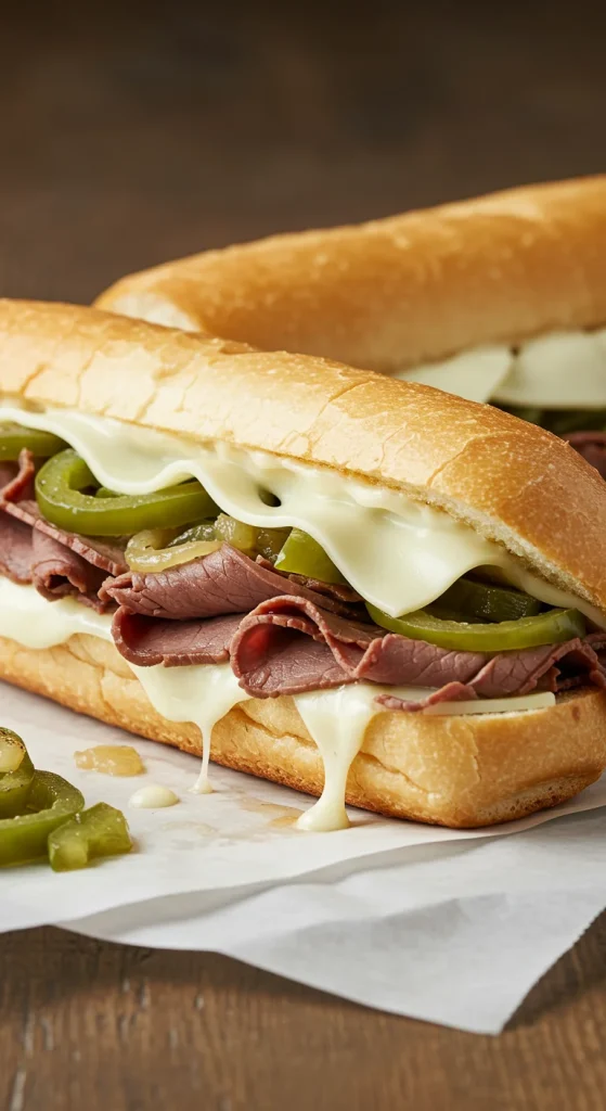 18. Philly Cheesesteak Sandwiches