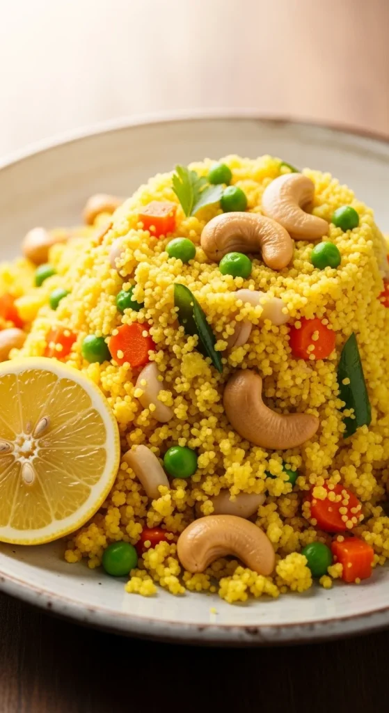 18. Semolina Upma (Rava)
