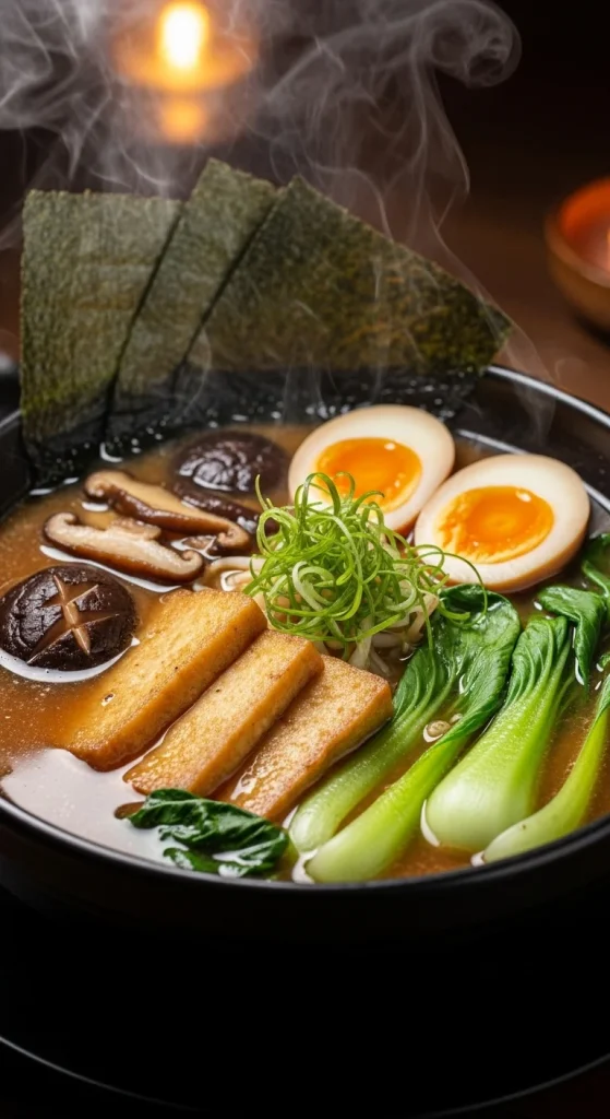 18. Tofu and Mushroom Ramen