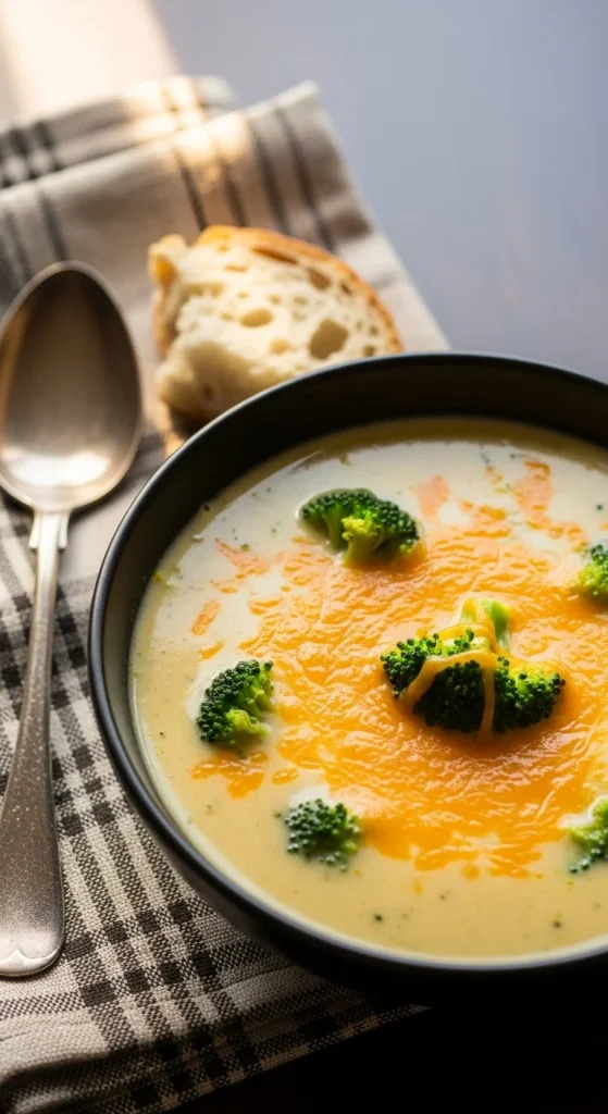 19. Broccoli Cheddar Soup