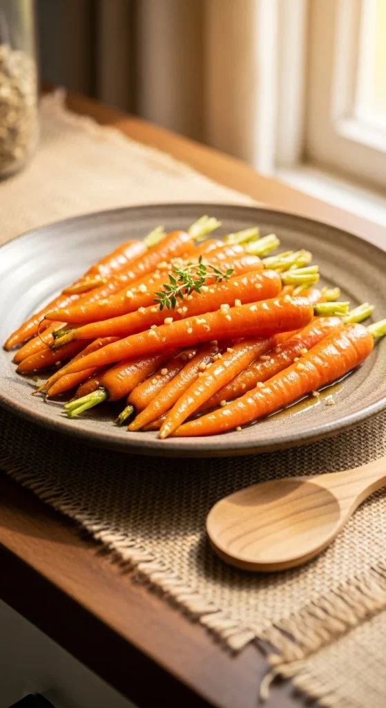 19. Honey Garlic Glazed Carrots