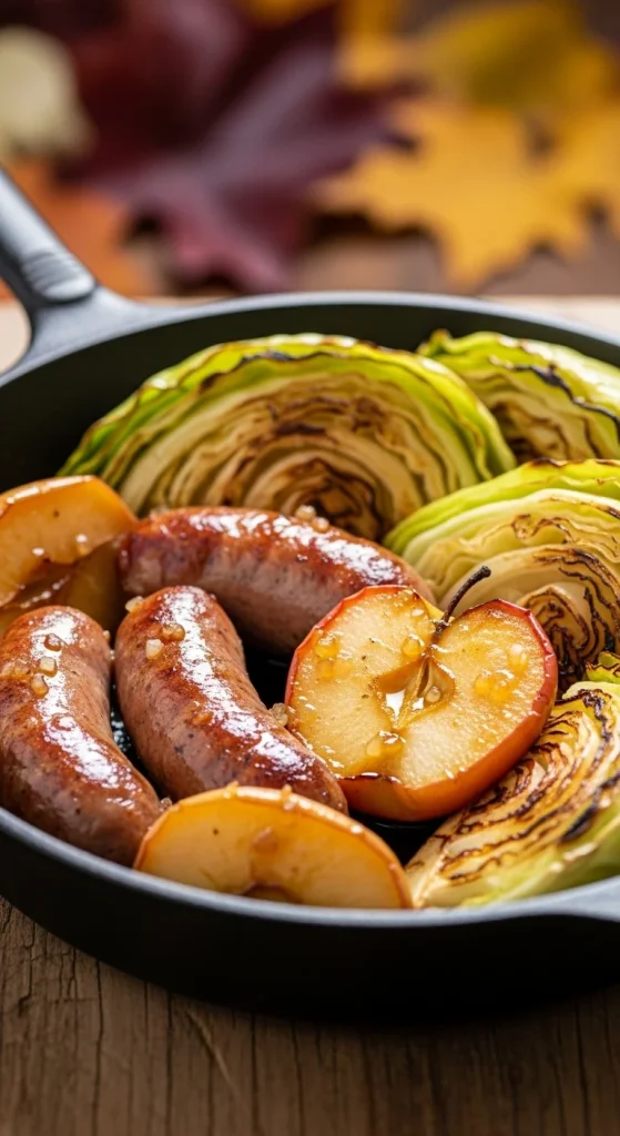 19. Sausage and Apple with Cabbage