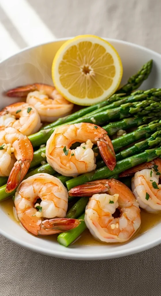 19. Shrimp and Asparagus Stir Fry