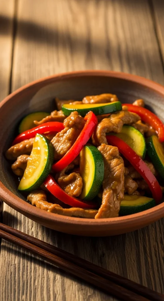 20. Pork and Zucchini Stir Fry