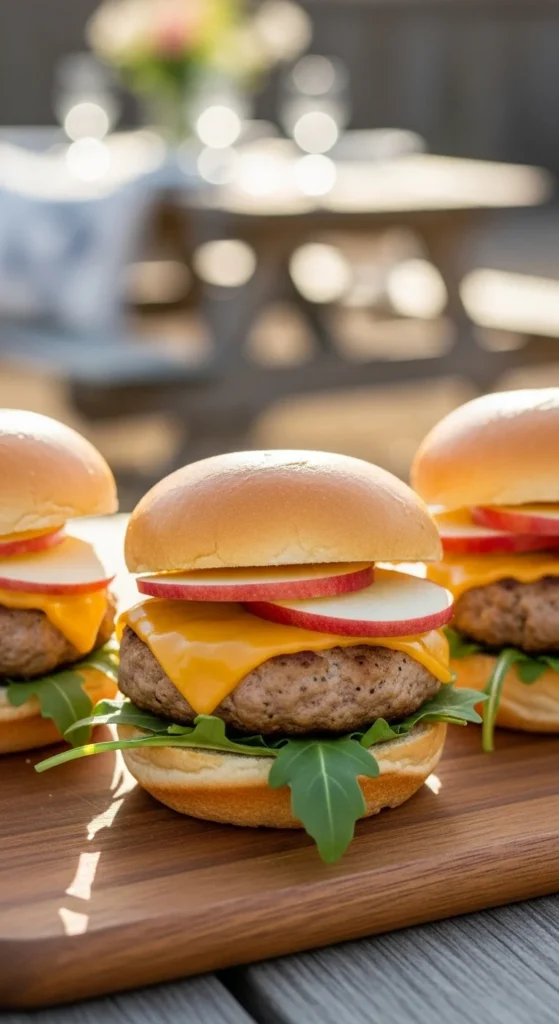 Turkey and Apple Sliders