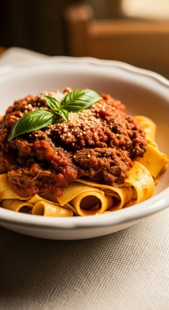 21. Beef Ragu with Pappardelle