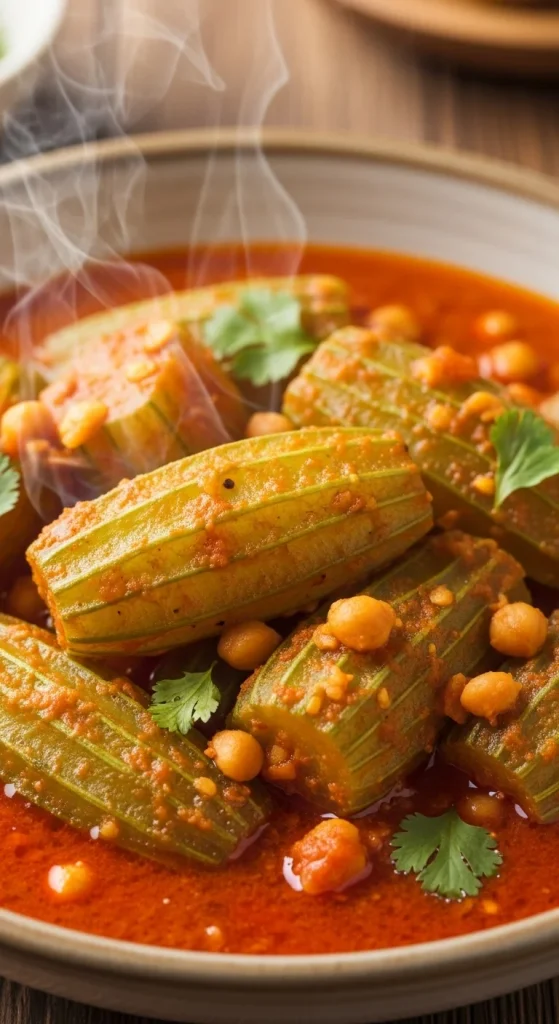 21. Ridge Gourd Curry (Turai)