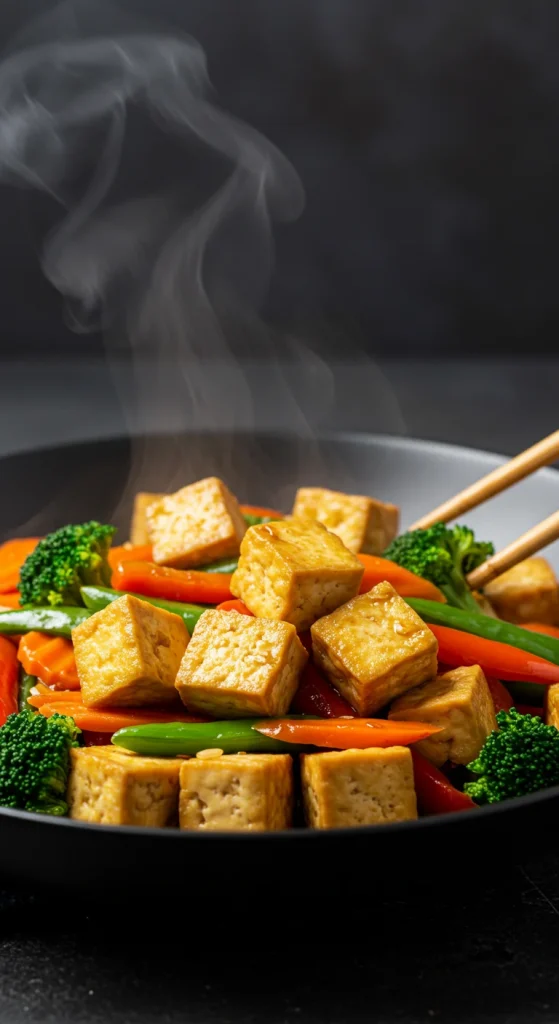 21. Vegetable Stir-Fry Tofu