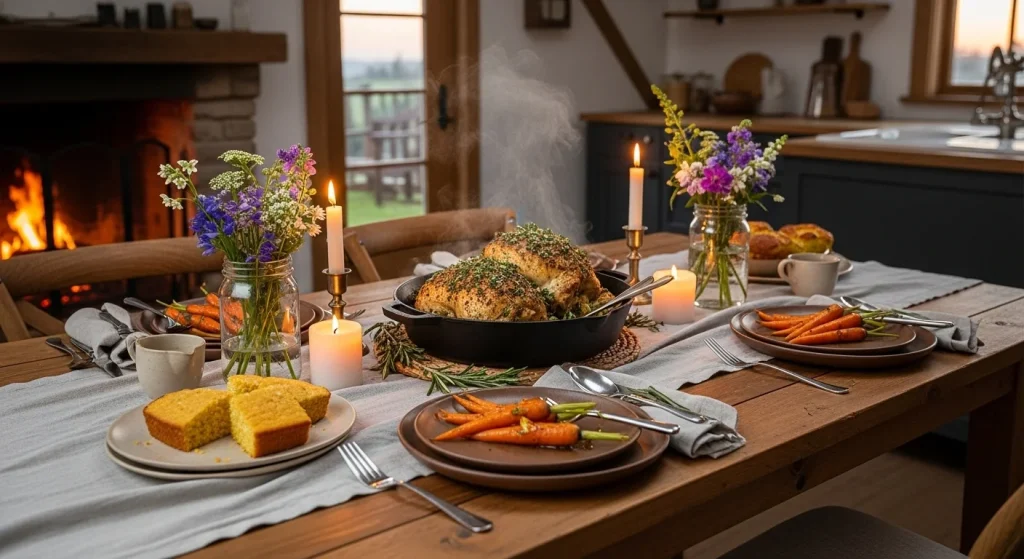 22 Gorgeous Rustic Dinner Ideas That Feel Homey