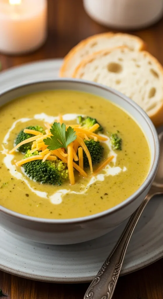 22. Broccoli and Cheddar Soup