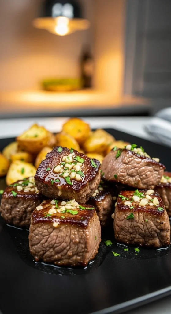 22. Garlic Butter Steak Bites
