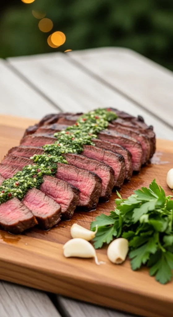 22. Grilled Beef Ribeye with Chimichurri