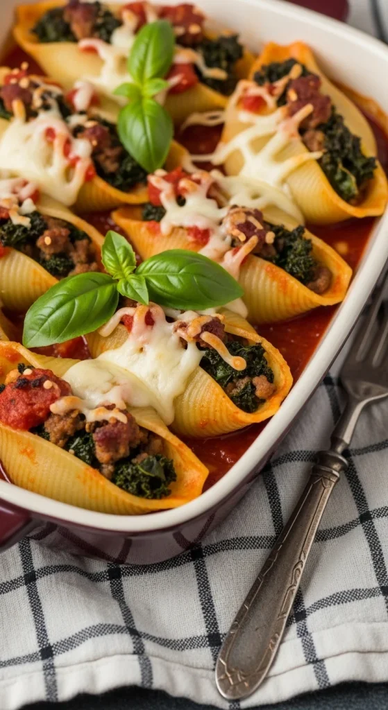 22. Sausage and Kale Stuffed Shells