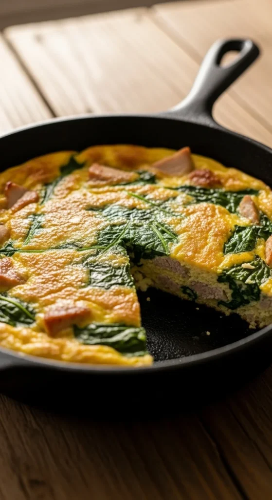 Turkey and Spinach Frittata