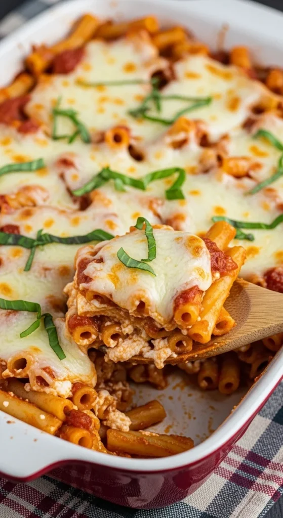 3. Cheesy Baked Ziti