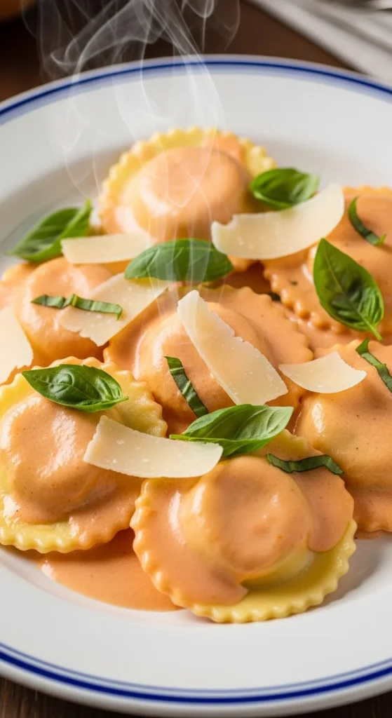 3. Lobster Ravioli in Cream Sauce