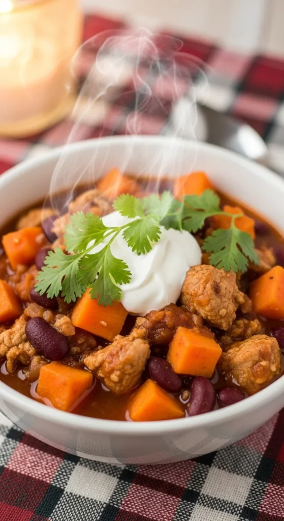 3. Turkey and Sweet Potato Chili