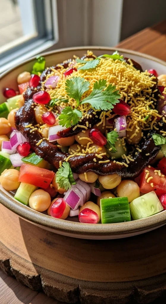 4. Chickpea Salad (Chana Chaat)