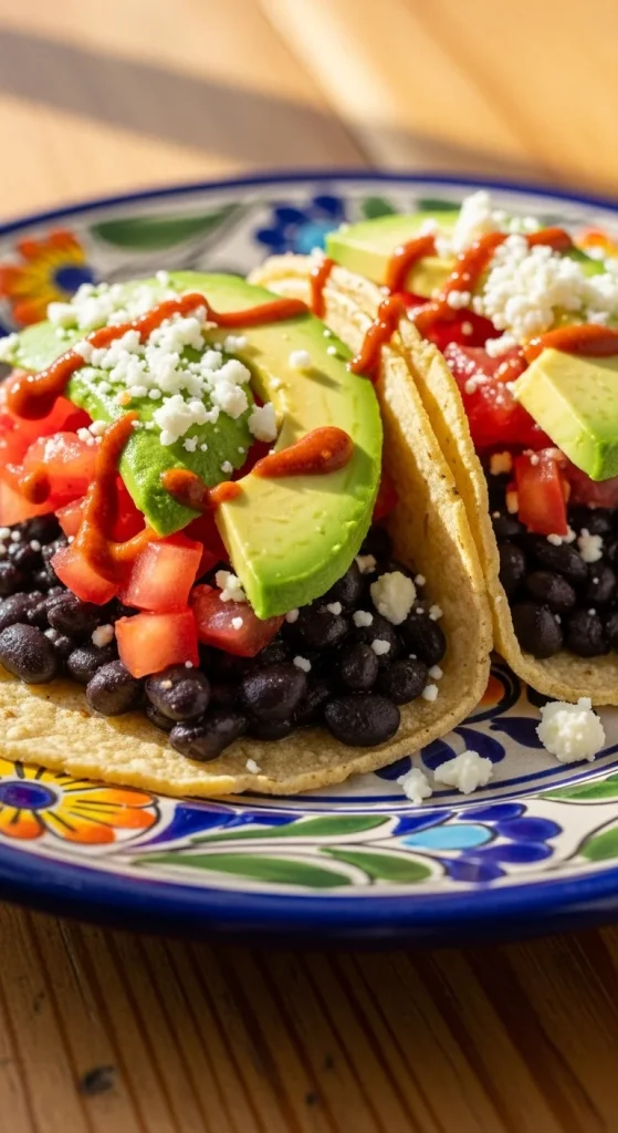 4. Spicy Black Bean Tacos