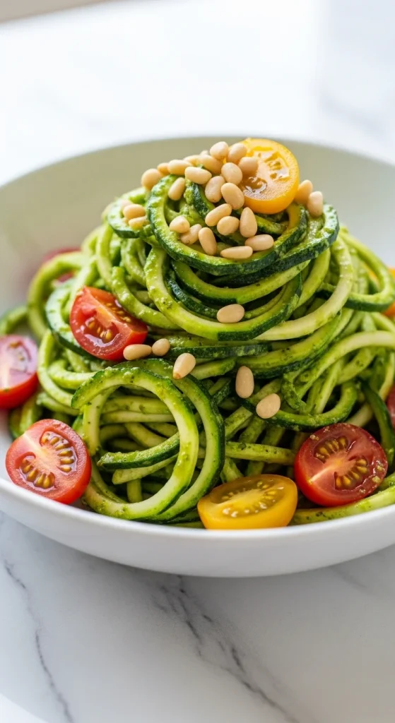 5. Pesto Zucchini Noodles