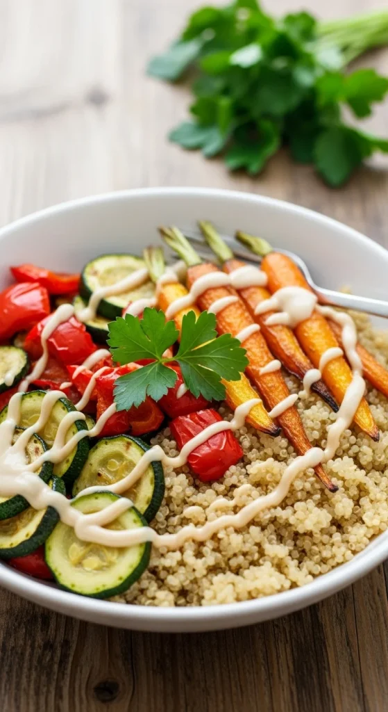 5. Roasted Vegetable Quinoa Bowl