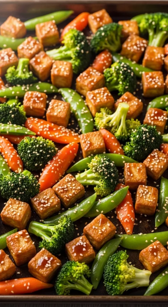 5. Teriyaki Tofu and Veggies