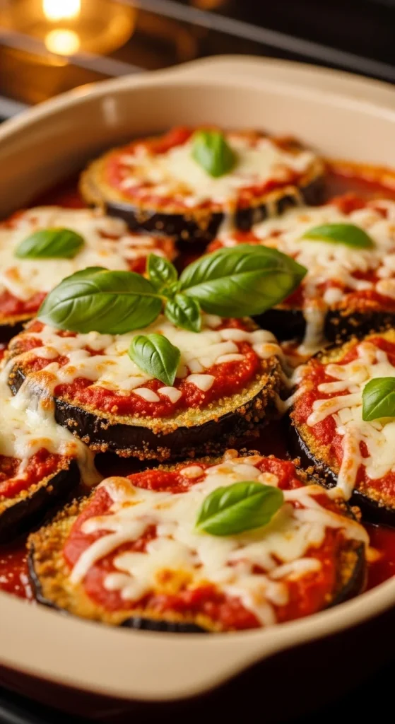 6. Eggplant Parmesan